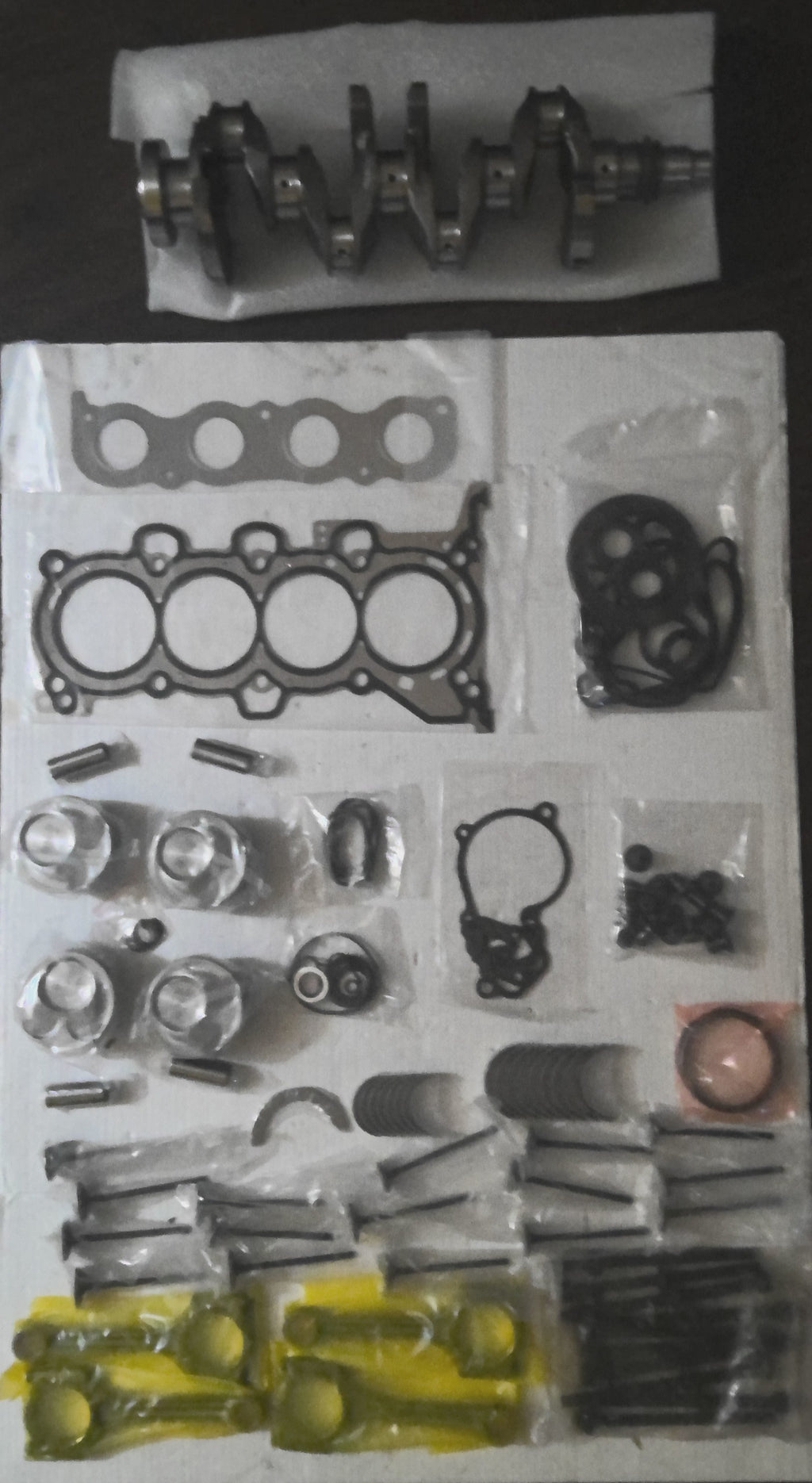 Engine Rebuild Overhaul Kit w/Head Gasket Set | Crankshaft | Piston |Con-Rods | Bearings